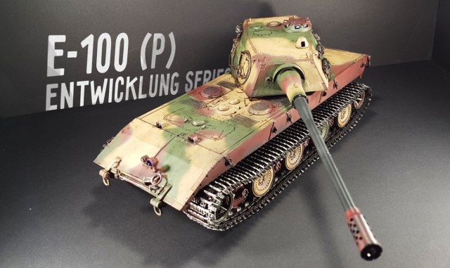 E-100 (P) Turm Hintern