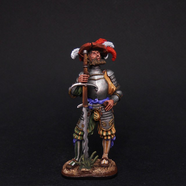 Ландскнехт с мечом, 16 век