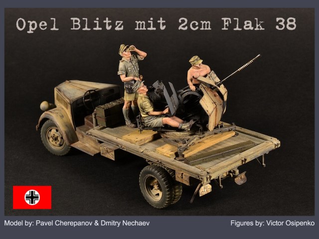 Opel Blitz mit 2cm Flak 38