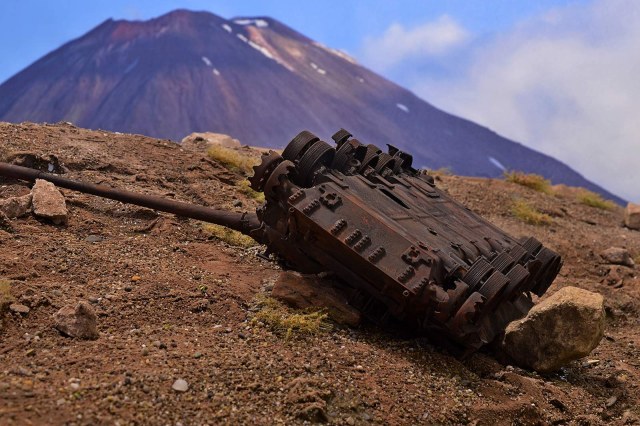 Т-55 армии ДРА. Афганистан 86-й год.