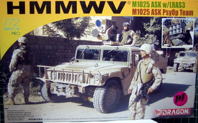 HMMWV M1025 ASK w/LRAS3 & HMMWV M1025 ASK PsyOp Team
