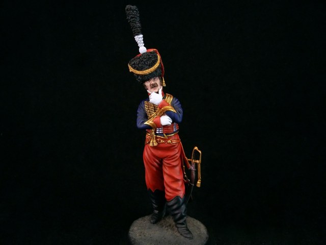 Офицер элитной роты 11-го гусарского полка. Франция, 1812 год