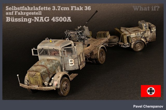 3,7 cm Flak auf Bussing-Nag