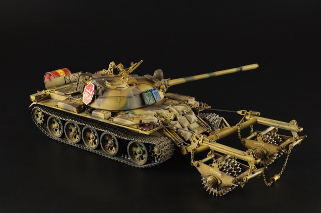 Т-55 с тралом КМТ-5М