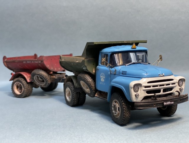 ЗИЛ-ММЗ-555 с прицепом