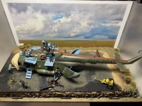 Ми-8Т Выполнение регламентных работ.