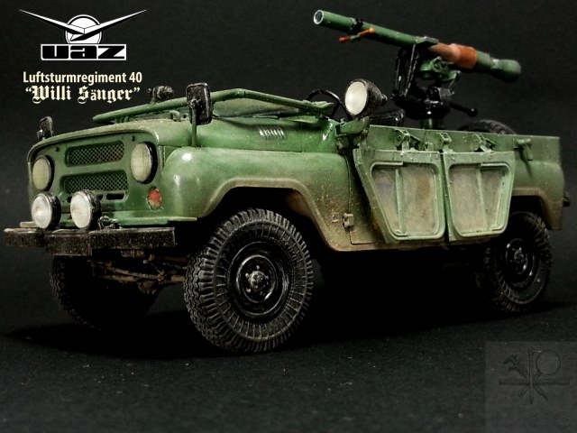 УАЗ-469Б с СПГ-9 "Копьё" Luftsturmregiment 40 (ННА ГДР)