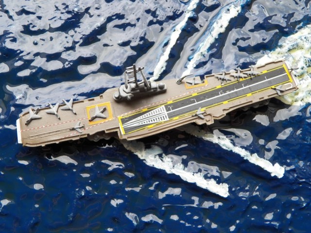 French aircraft carrier Clemechau