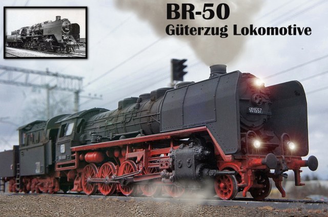Немецкий товарный паровоз BR-50