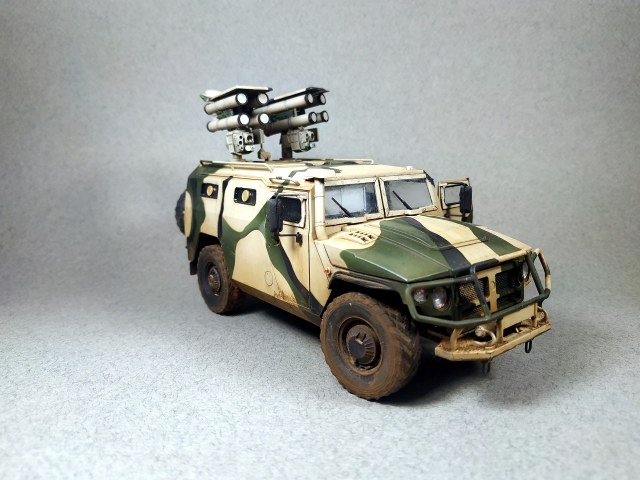 ГАЗ-233014 "Тигр" с ПТРК "Корнет-Д"