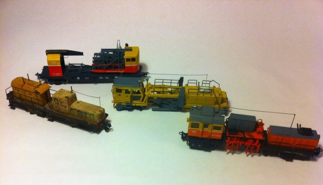 Ж/Д техника для ремонта и обслуживания пути.