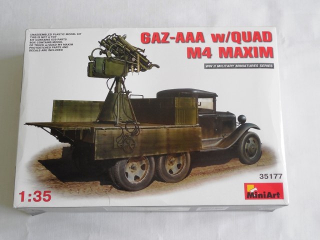 ГАЗ-ААА с четверенным пулеметом Максим