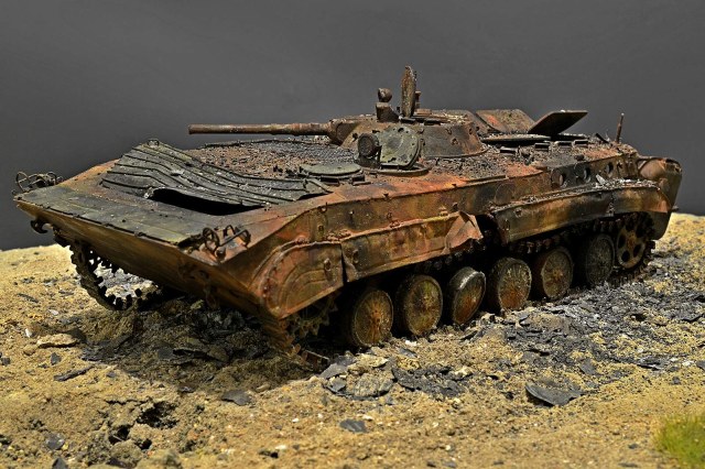 БМП-1… ПОД ЧЁРНЫМ ФЛАГОМ… БЫЛ…