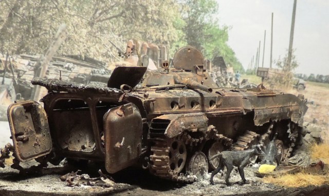 "Русская БРОНЕТУШЬ" - новый метод окраски бронетехники. (авторская методика)