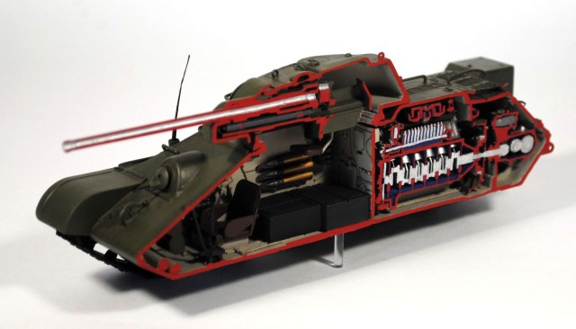 Продольный разрез танка Т-34/76