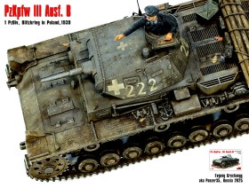 Panzer III Ausf. B, блицкриг в Польше, 1939 г.