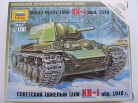 Танк КВ-1      1/100