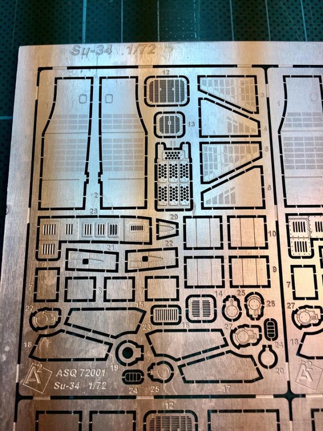 фототравление на модель Су-34 от Trumpeter, 1:72