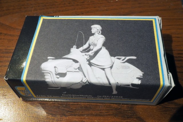 Soviet Pioneer Girl rides the Hoverbike