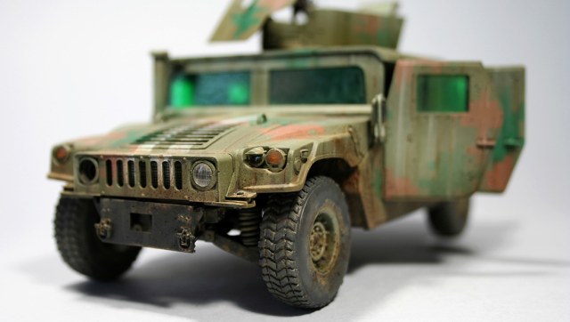 M1114 на службе ВСУ. Брошен.