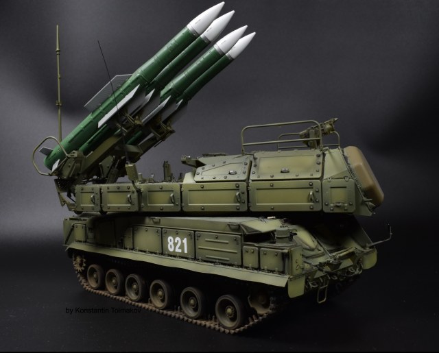 СОУ 9А317 с ЗУР 9М317 ЗРК "БУК-М2"