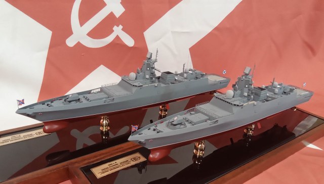 Модели фрегатов проекта 22350