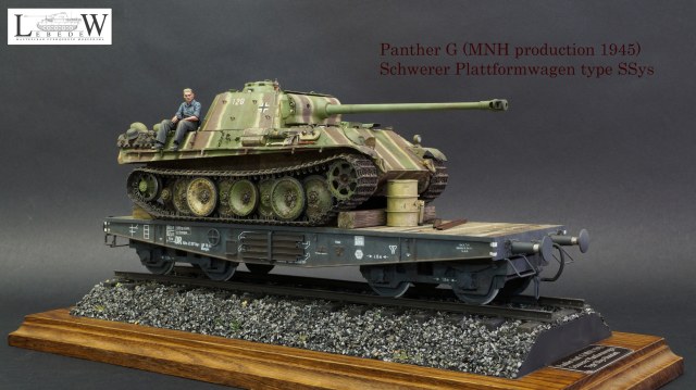 Panther G (MNH production 1945)/Schwerer Plattformwagen type SSys