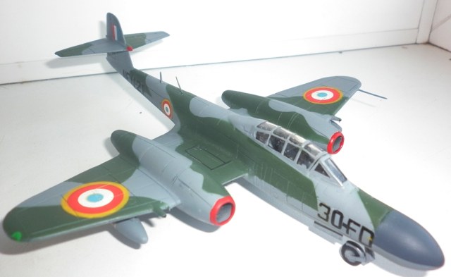 Gloster Meteor NF.Mk.11 , ECN 3/30 "Lorraine" ,ВВС Франции ,авиабаза Тур ,1955г