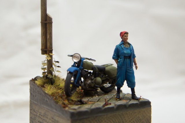 Советский мотоцикл ТИЗ-АМ-600 (соло)