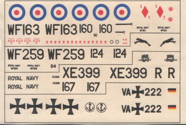 Декаль Эконика 1/72 Hawker Sea Hawk