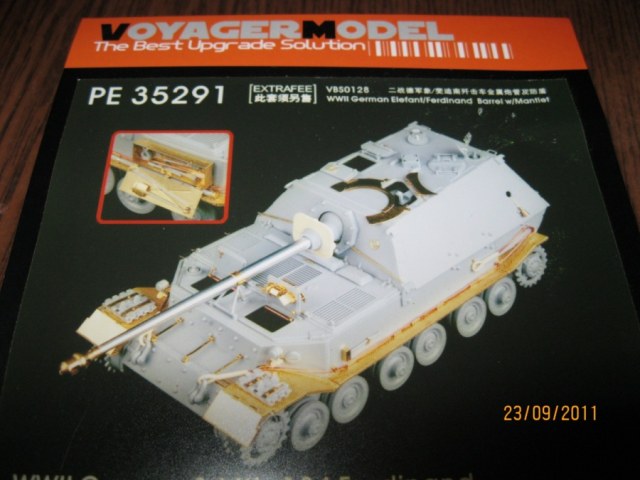 Voyager Model Фототравление для Фердинанда 1/35 (For Dragon Kit)