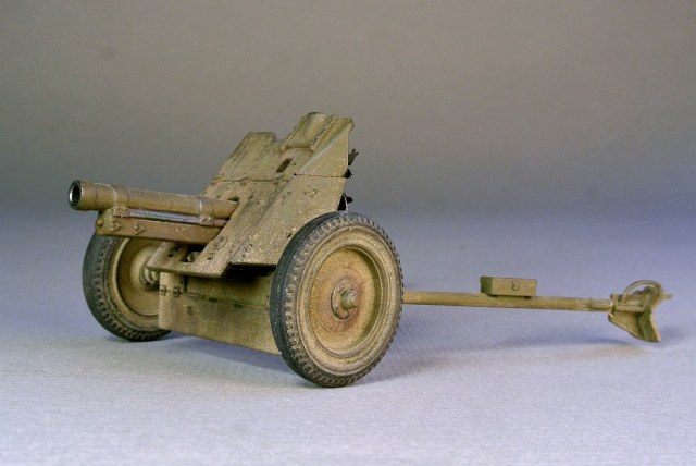 Советская 76-мм полковая пушка обр. 1943г.