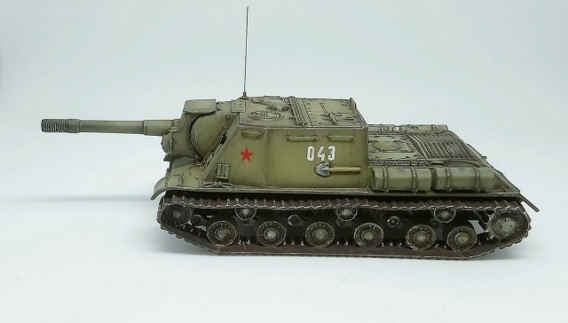 САУ ИСУ-152 по прозвищу "ЗВЕРОБОЙ" ЗВЕЗДА 1/100