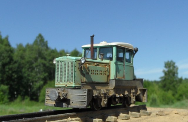 Узкоколейный мотовоз МД54-2