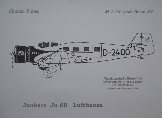 Junkers Ju.60 Lufthansa