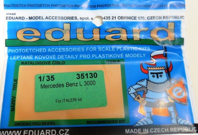 Фототравление для Mercedes benz L-3000
