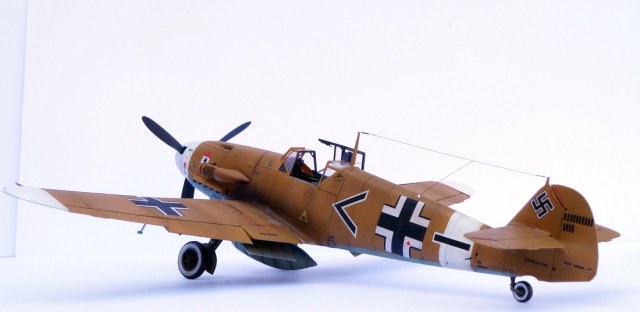 Bf 109F4Trop Stab II.JG27 Ernst Dullberg Ливия 1942