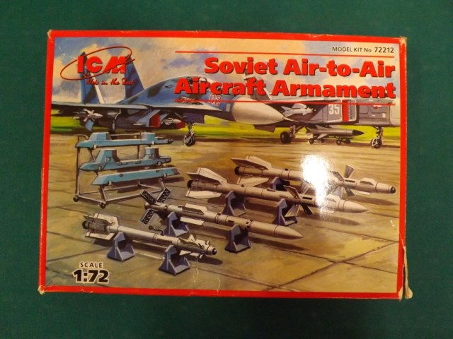 Обзор ICM 1/72 Советское авиационное вооружение воздух-воздух