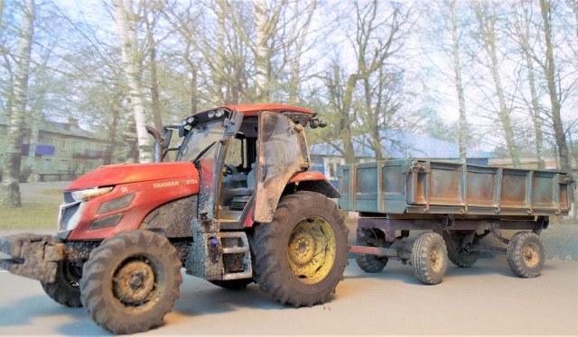 Телега тракторная