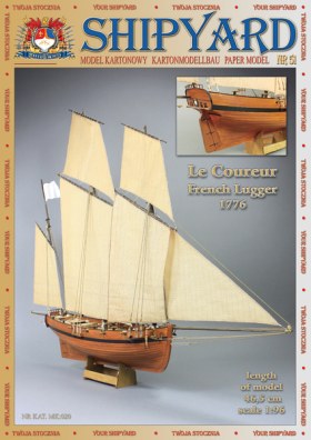 «Le Coureur» French Lugger 1776.