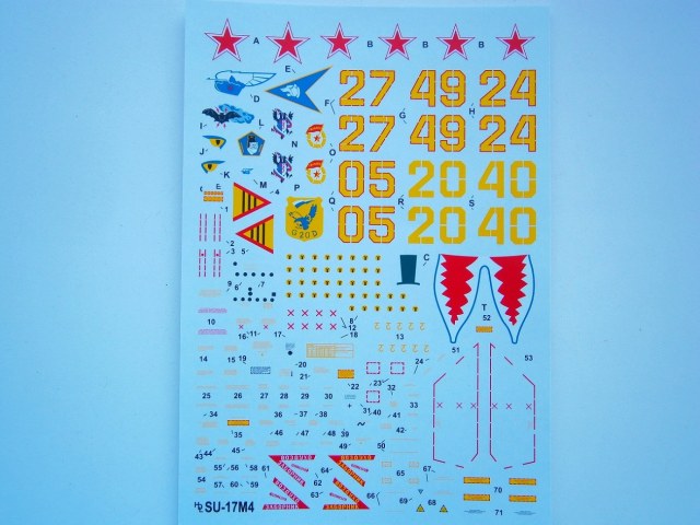 Деколь  на Су-17М4