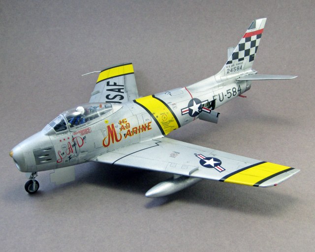 F-86F-30-NA 52-4584 «MIG MAD MARINE/LYN ANNIE DAVE I»