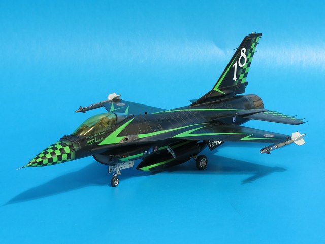 F-16A ADF Italian Air Force Черно-зеленый