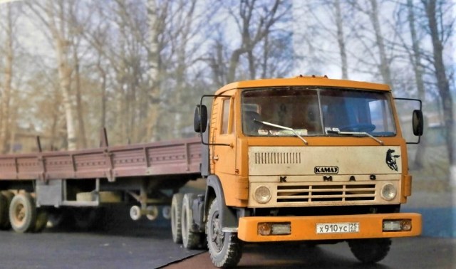 Камаз-5410 с полуприцепом одаз-9370