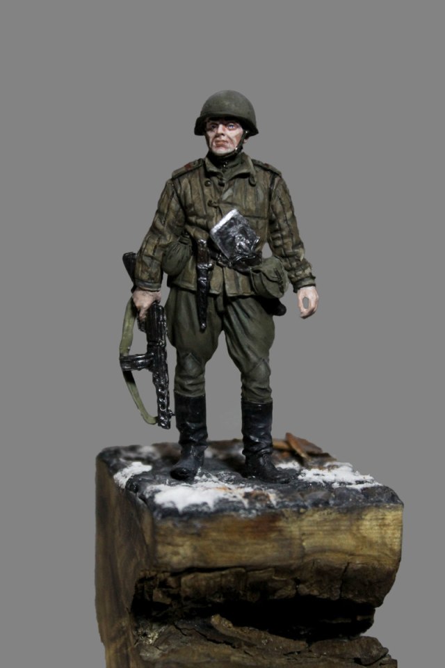 Старший сержант пехоты красной армии, 1943-45 гг. СССР