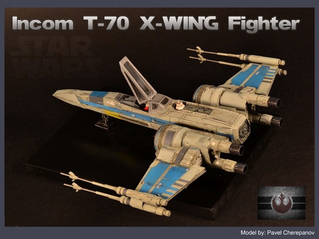 STAR WARS T-70 X-WING "Blue Ace"