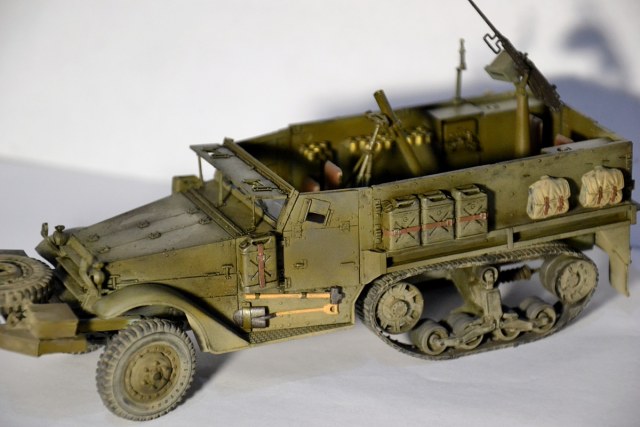 u.s.half track 81mm mortar carrier m 21