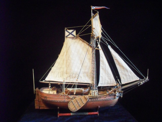 Бот "Святой Гавриил" экспедиция Витуса Беринга 1728г.