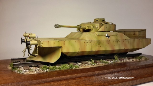 Немецкий противотанковый броневагон