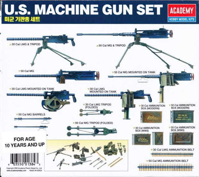 U.S. Machine gun set